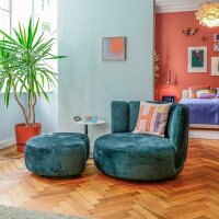 KFF Gaia Divano Lounge Sessel mit Ottomane