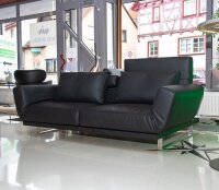 Franz Fertig Riga XL Schlafsofa in Leder schwarz...