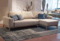 Signet Skagen Polstergruppe mit Chaiselongue in Leder