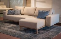 Signet Skagen Ecksofa mit Schlaffunktion in Lederbezug