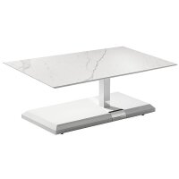 Bacher Figaro Couchtisch Maß 110 x 60 cm mit Keramikplatte