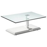 Bacher Figaro Couchtisch Maß 110 x 60 cm mit Glasplatte