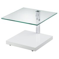 Bacher Party Couchtisch Bodenplatte weiss