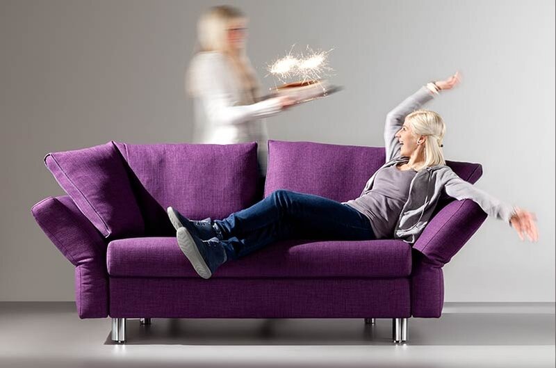 Franz Fertig Malou Schlafsofa Breite 214 cm