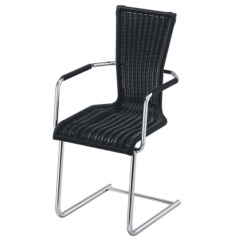 Bacher Jimmy Armlehnstuhl Freischwinger