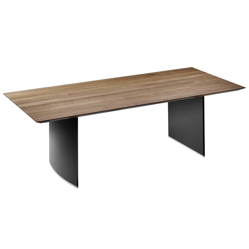 Bacher Mirado Esstisch mit Wangen-Untergestell und fester Platte | Plattenl&auml;nge w&auml;hlbar von 160-240 cm