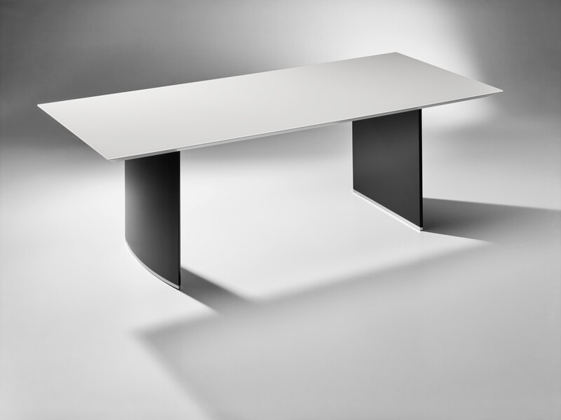 Bacher Mirado Esstisch mit Wangen-Untergestell und fester Platte | Plattenl&auml;nge w&auml;hlbar von 160-240 cm