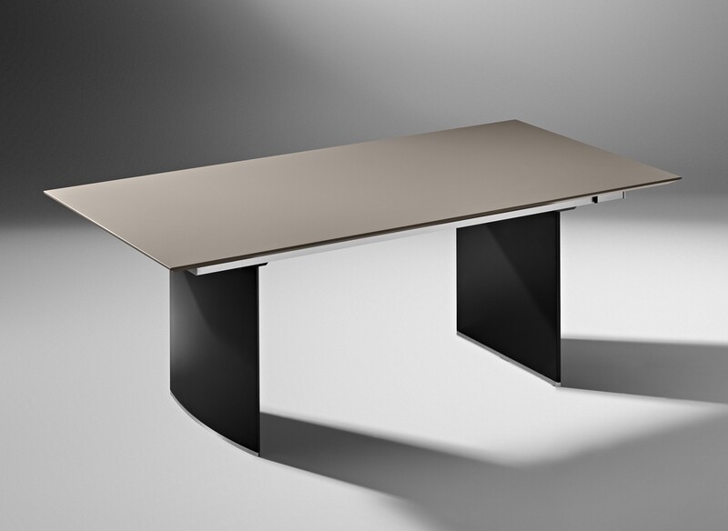 Bacher Mirado Auszugstisch mit Wangen-Untergestell | Plattenl&auml;nge w&auml;hlbar von 150-210 cm
