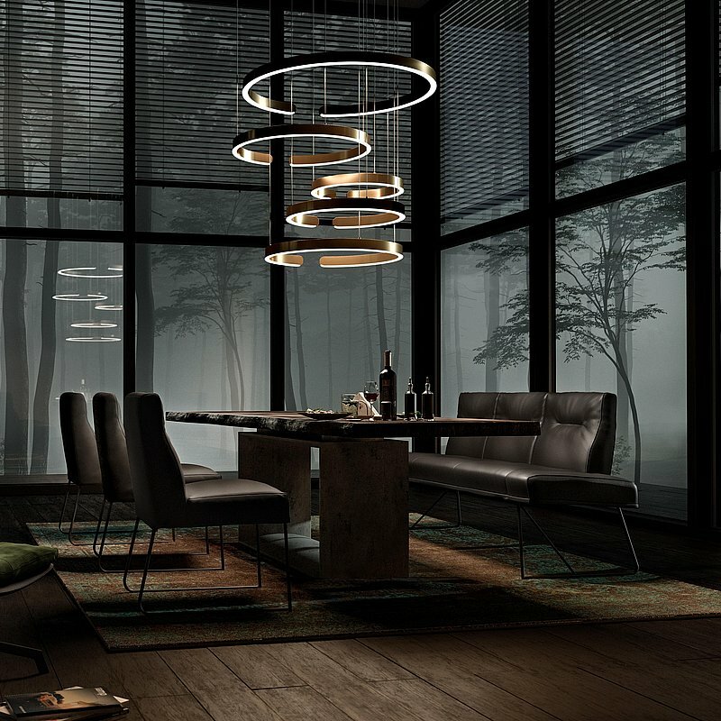KFF D-Light Bank 3-sitzig