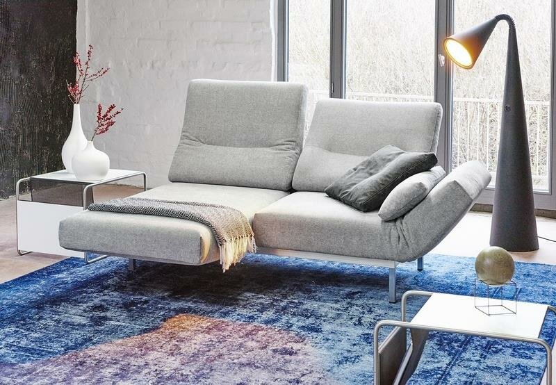 Signet Chimba Sofa mit zwei Drehsitzen in Stoffbezug