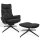 KFF Arva Lounge Sessel drehbar 4-Fuß-Stern-Gestell SL