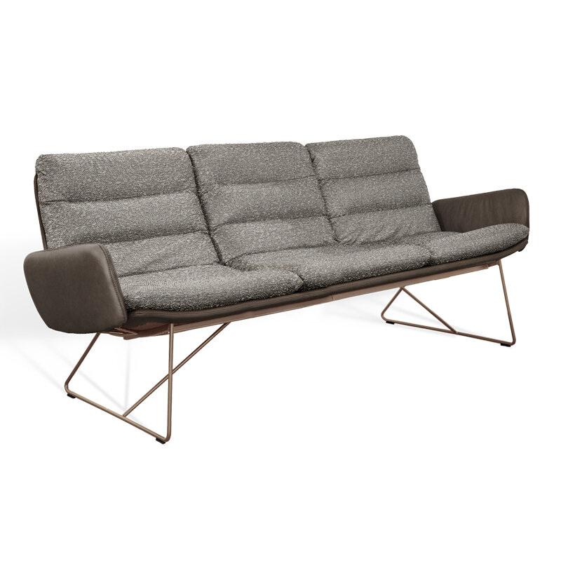 KFF Arva Lounge Sofa in Stoff (Gr&ouml;&szlig;e w&auml;hlbar)