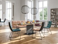KFF Arva Light Stuhl mit Drahtkufengestell