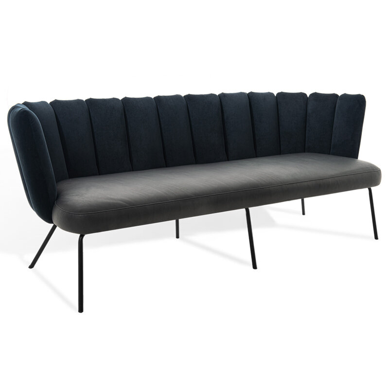 KFF Gaia Lounge Sofa 3-sitzig in Leder