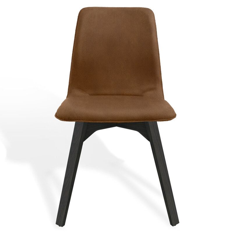 KFF Maverick Plus Stuhl 4-Fu&szlig; Massivholzgestell eckig