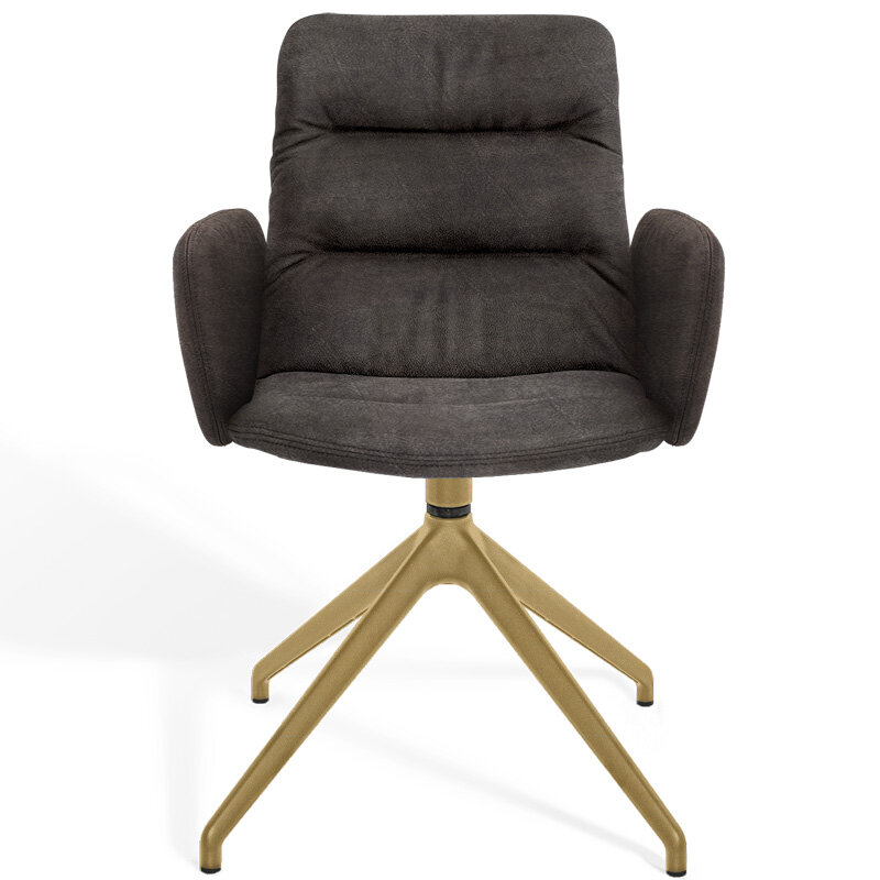 KFF Arva Light Stuhl mit Armlehnen Sterngestell SL