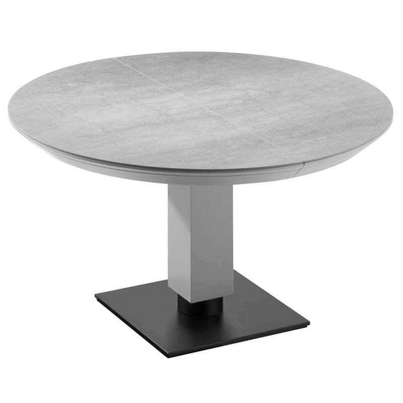 Bacher Todo Tisch Platte FENIX NTM oder Keramik rund 135 cm - ausziehbar auf 190 cm