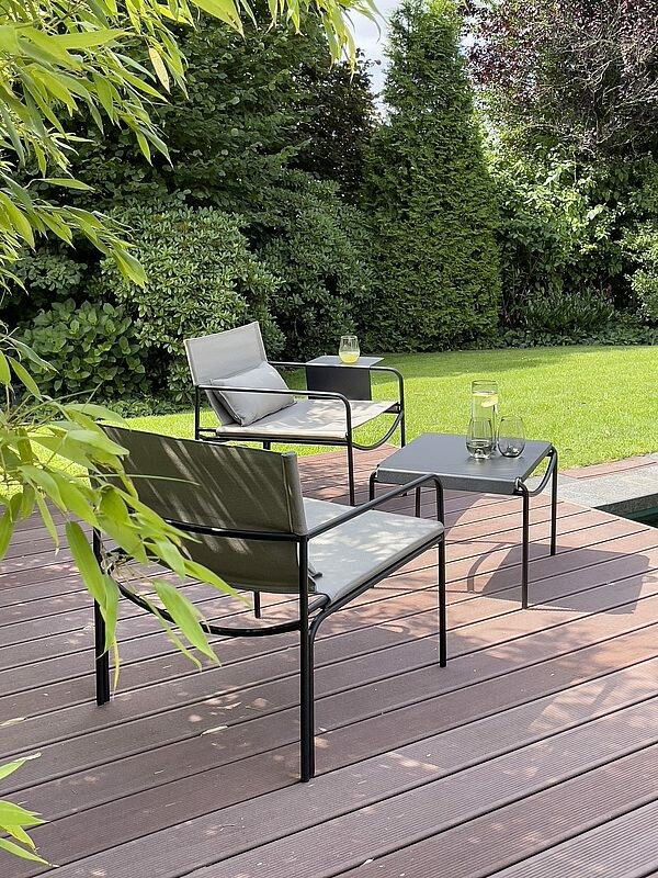 KFF Pool Outdoor Lounge Armlehnsessel | Gartenm&ouml;bel