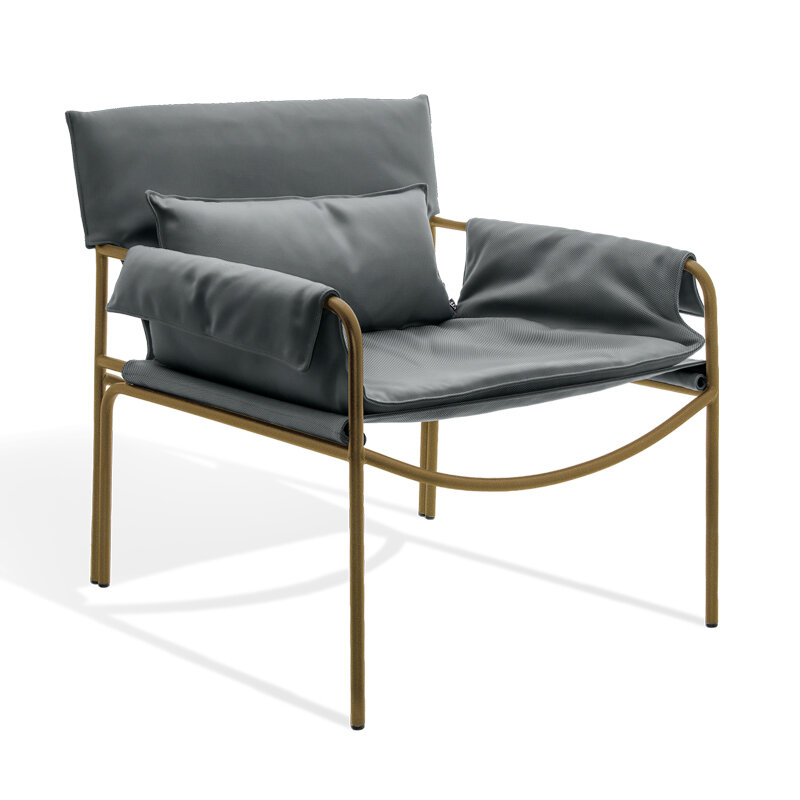 KFF Pool Outdoor Lounge Sessel mit Polsterhusse
