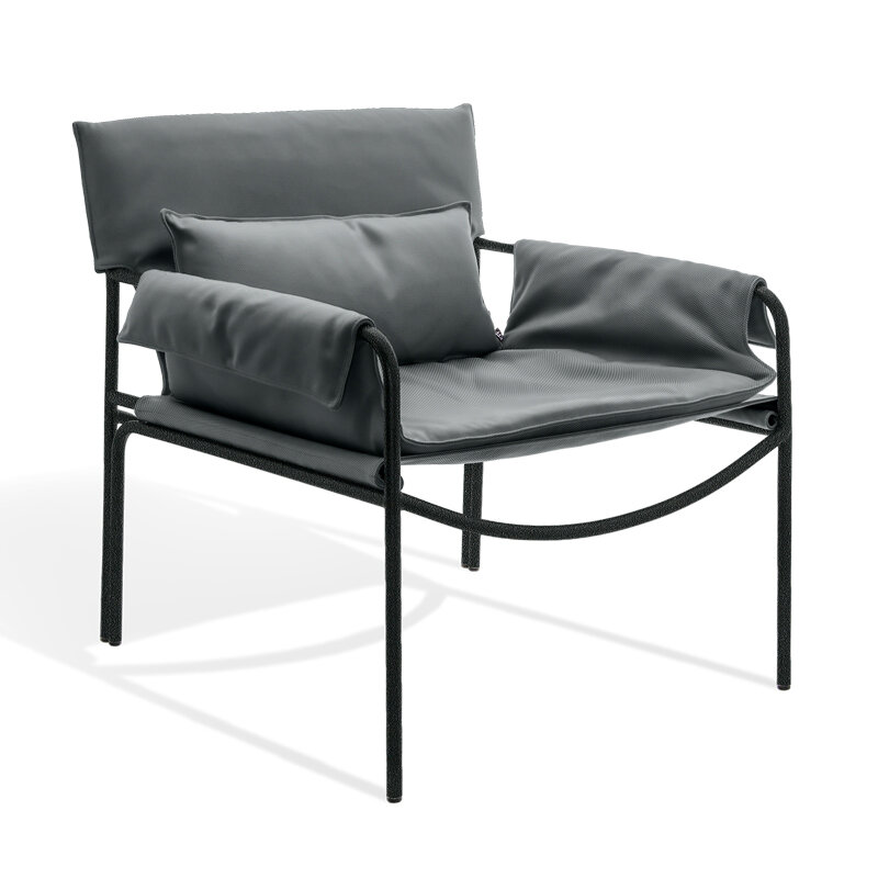 KFF Pool Outdoor Lounge Sessel mit Polsterhusse