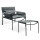 KFF Pool Outdoor Lounge Ottomane mit Sessel