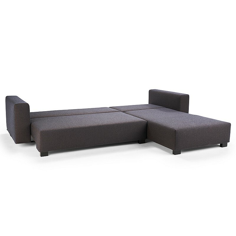 Signet Pallini Schlafsofa mit Chaiselongue - Armlehnen hoch