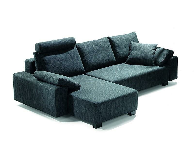 Signet Pallini Schlafsofa mit Chaiselongue mit niedrigen Armlehnen