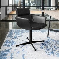 KFF Faye Stuhl drehbar mit Armlehnen 4-Fuß-Stern-Gestell FSX