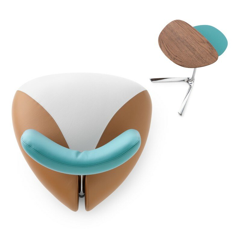 Leolux Pallone Sessel in Leder
