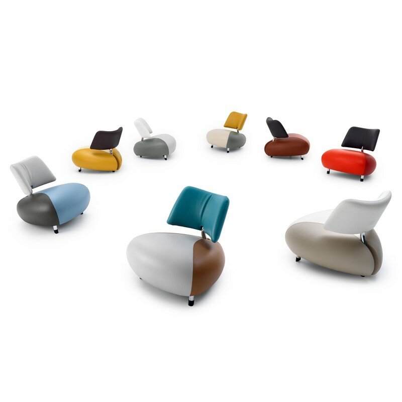 Leolux Pallone Sessel in Leder