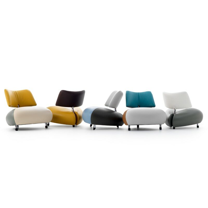Leolux Pallone Sessel in Leder