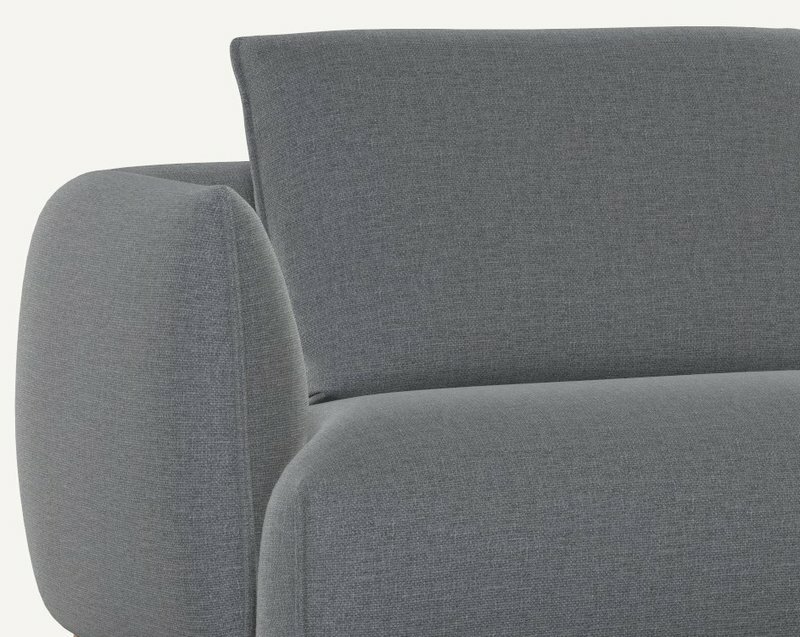 Leolux Naila Sofa 3-sitzig (2x Endteil 85 mit Armlehne und 1x Mittelteil 85)