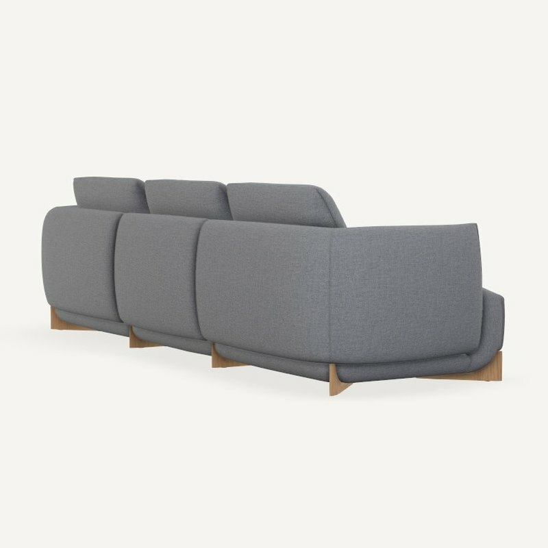 Leolux Naila Sofa 3-sitzig (2x Endteil 85 mit Armlehne und 1x Mittelteil 85)