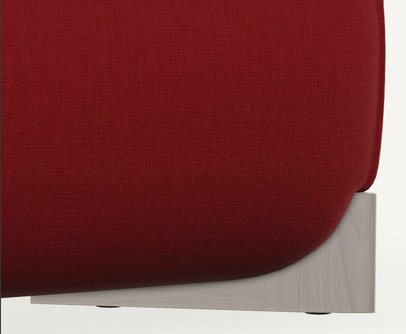 Leolux Naila Sofa 3-sitzig (2x Endteil 85 mit Armlehne und 1x Mittelteil 85)