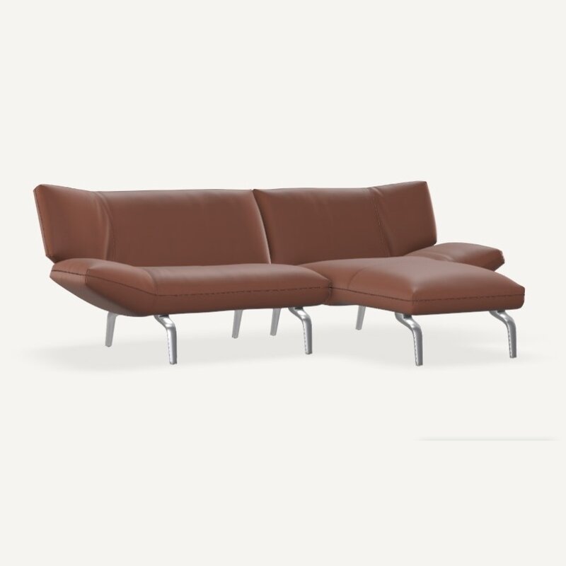 Leolux Devon Sofa 2-sitzig mit Chaiselongue