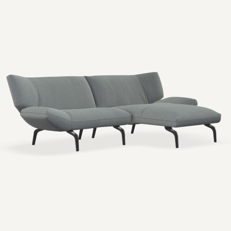 Leolux Devon Sofa 2-sitzig mit Chaiselongue gro&szlig;