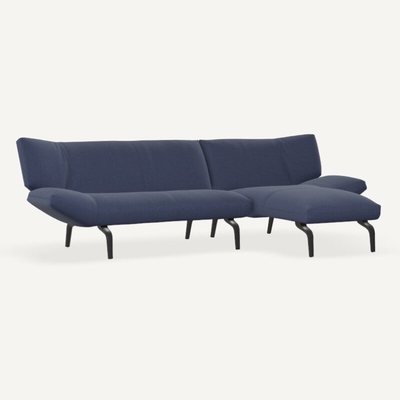 Leolux Devon Sofa 2,5-sitzig mit Chaiselongue