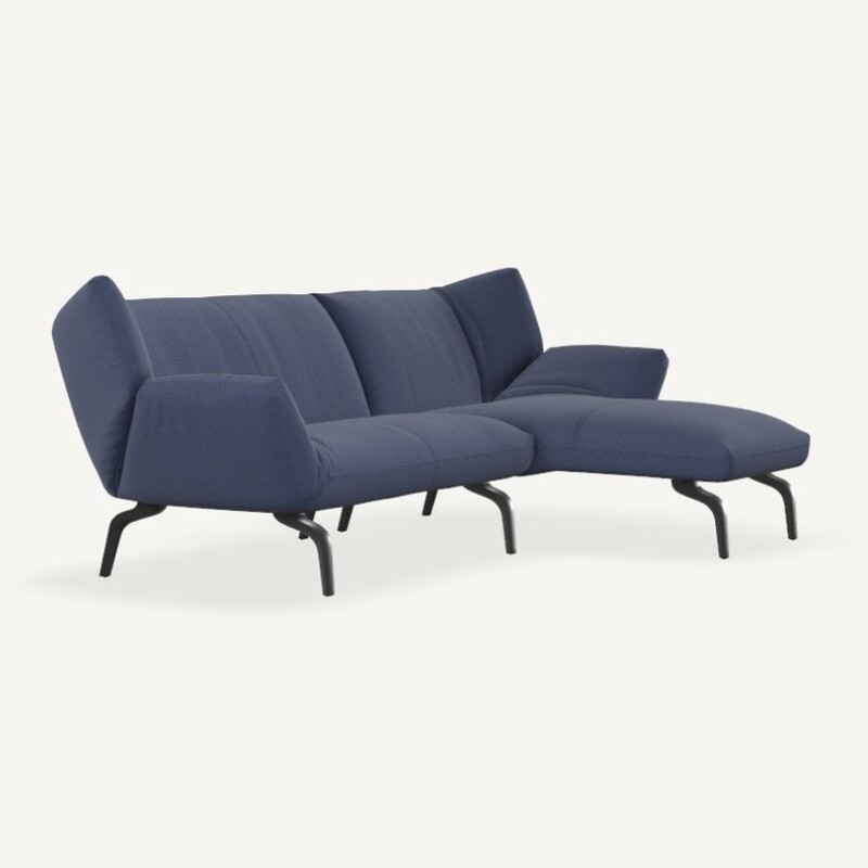 Leolux Devon Sofa 2,5-sitzig mit Chaiselongue