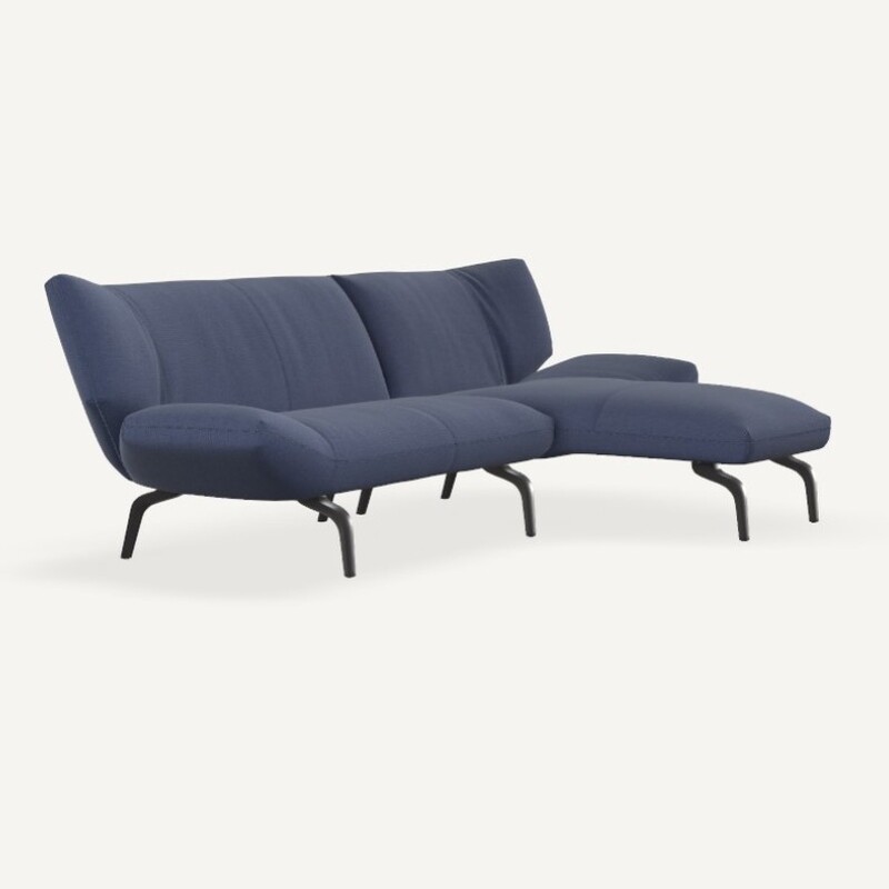 Leolux Devon Sofa 2,5-sitzig mit Chaiselongue