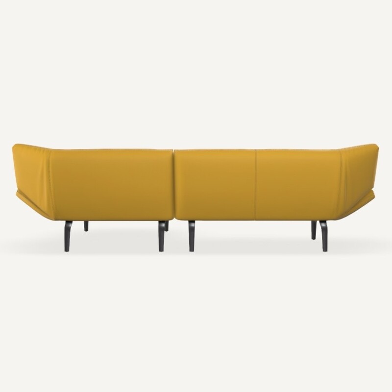 Leolux Devon Sofa 2,5-sitzig mit Chaiselongue gro&szlig;