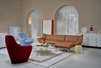 Leolux Devon Sofa 2,5-sitzig mit Chaiselongue groß