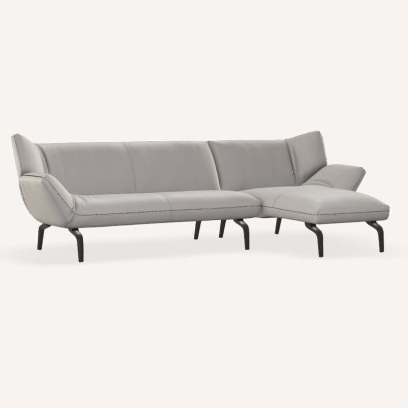 Leolux Devon Sofa 2,5-sitzig mit Chaiselongue