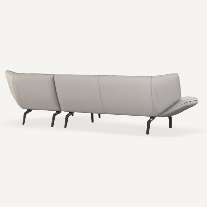 Leolux Devon Sofa 3-sitzig mit Chaiselongue