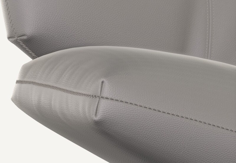 Leolux Devon Sofa 3-sitzig mit Chaiselongue groß