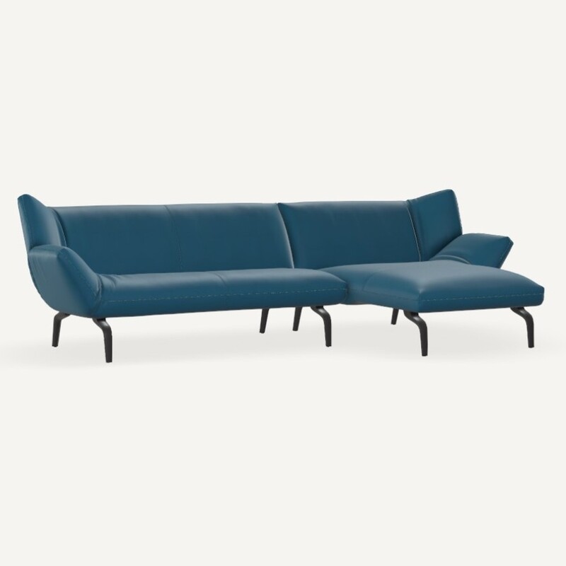 Leolux Devon Sofa 3-sitzig mit Chaiselongue groß