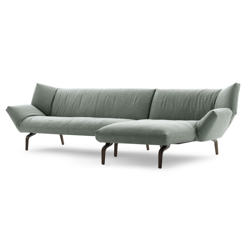 Leolux Devon Sofa 3-sitzig mit Chaiselongue groß