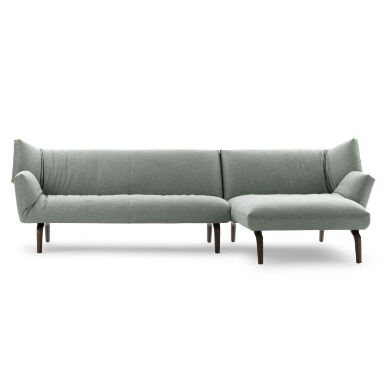 Leolux Devon Sofa 3-sitzig mit Chaiselongue groß