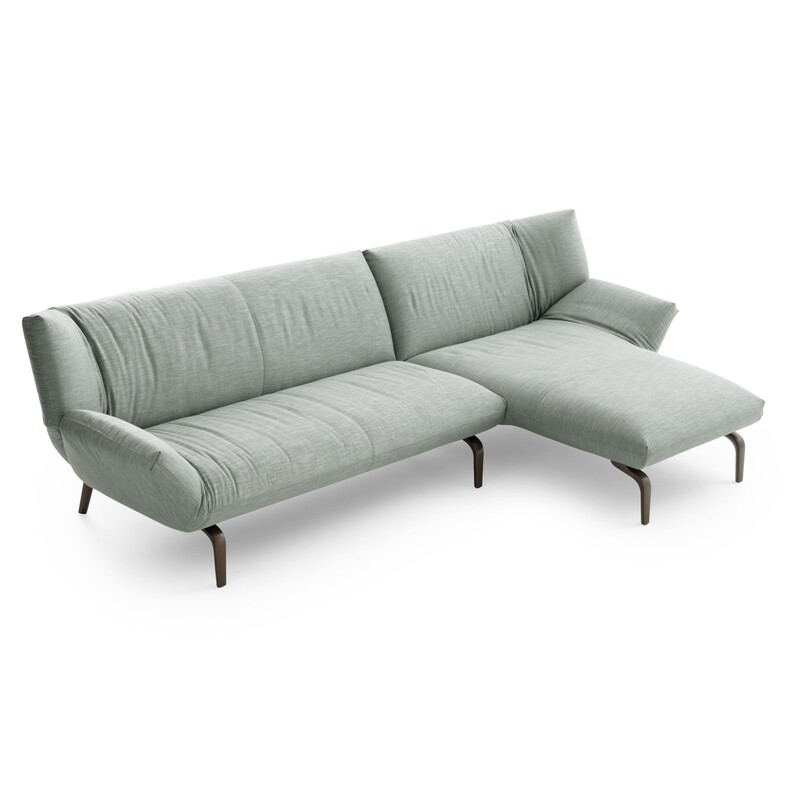 Leolux Devon Sofa 3-sitzig mit Chaiselongue gro&szlig;