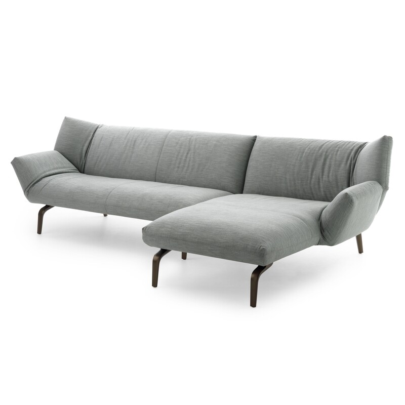 Leolux Devon Sofa 3-sitzig mit Chaiselongue groß