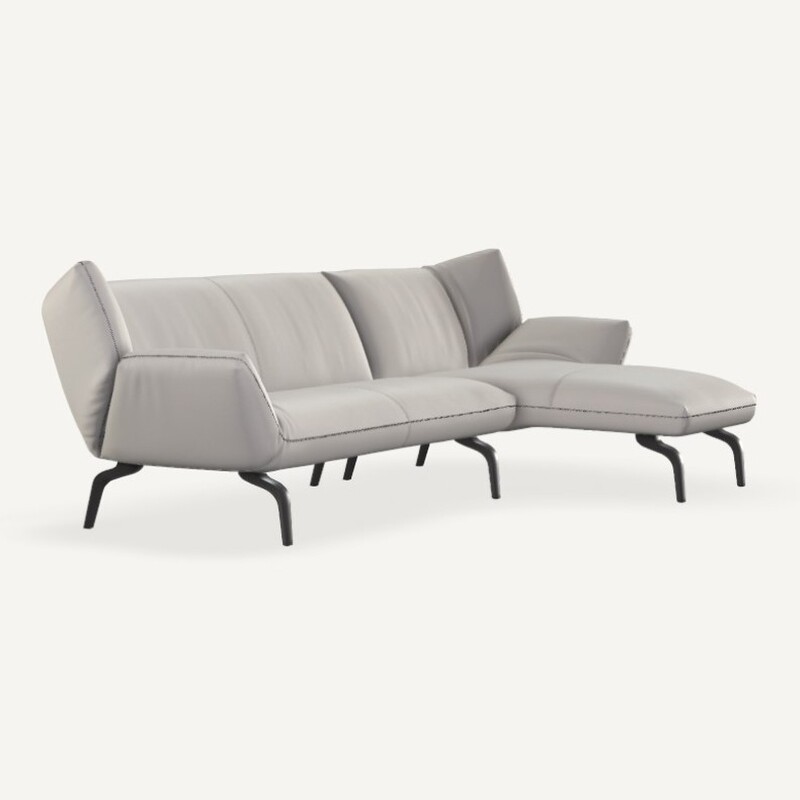 Leolux Devon Sofa 3-sitzig mit Chaiselongue gro&szlig;